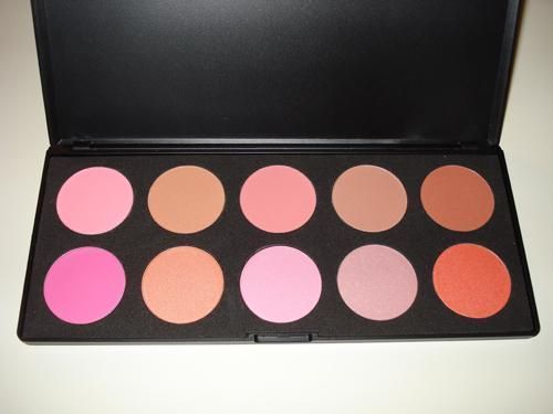 Paleta 10 blushes